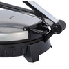 Brentwood Electric Tortilla Maker Non-Stick, 10-inch, Brushed Stainless Steel/Black