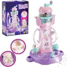 RFID Kit Para Hacer Pulseras y Collar para Niñas, Kit de Fabricación de Joyas para Niñas, Juego de Pulseras de Abalorios, Cuentas para Hacer pulseras, Regalos para Niña de Cumpleaños,Día del Niño,Navidades