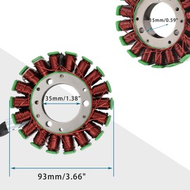 GOOFIT 18 Coil Motorcycle Magneto Stator Coil Ignition Generator Motor Accessories Replacement for Polaris ATV Predator 500 2005-2007