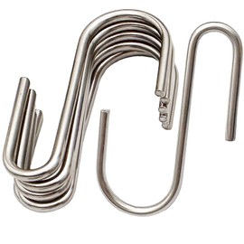 IDEALSV Stainless Steel S Hooks 30 Pcs Heavy Duty S Shaped Hooks Hanging Pan Pot Holder 2.4 Inch