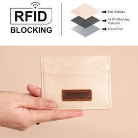 Montana West X Wrangler Rfid Card Holder Small Women's Wallet Thin Minimalist Credit Card Case Card Protector