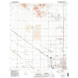 YellowMaps Casa Grande West AZ topo map, 1:24000 Scale, 7.5 X 7.5 Minute, Historical, 1992, Updated 1992, 26.9 x 22 in - Polypropylene