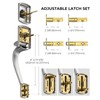 Mensarix Front Door Handle and Deadbolt Set for Right &