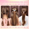 12Pcs Soft Hair Bobbles for Baby Girls - Bow &