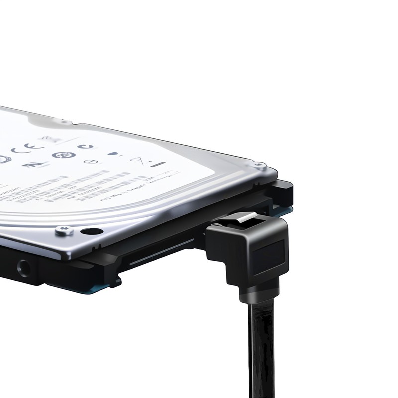 Unbranded/Generic SATA III Cable 6Gbps 90 Degree Right Angle Locking