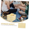 COLLBATH Collapsible Storage Bin for Home Organization Multifunctional Snack Basket
