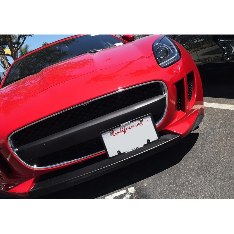 iJDMTOY No Drill Front Grille Mesh Mount License Plate Relocator