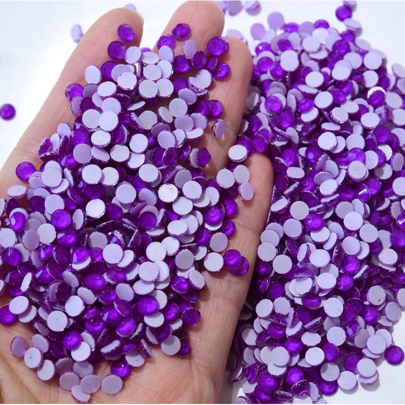 Blinginbox Hotfix Rhinestones for Clothes,1440pcs Hot Fix Rhinestones Crystal Gems