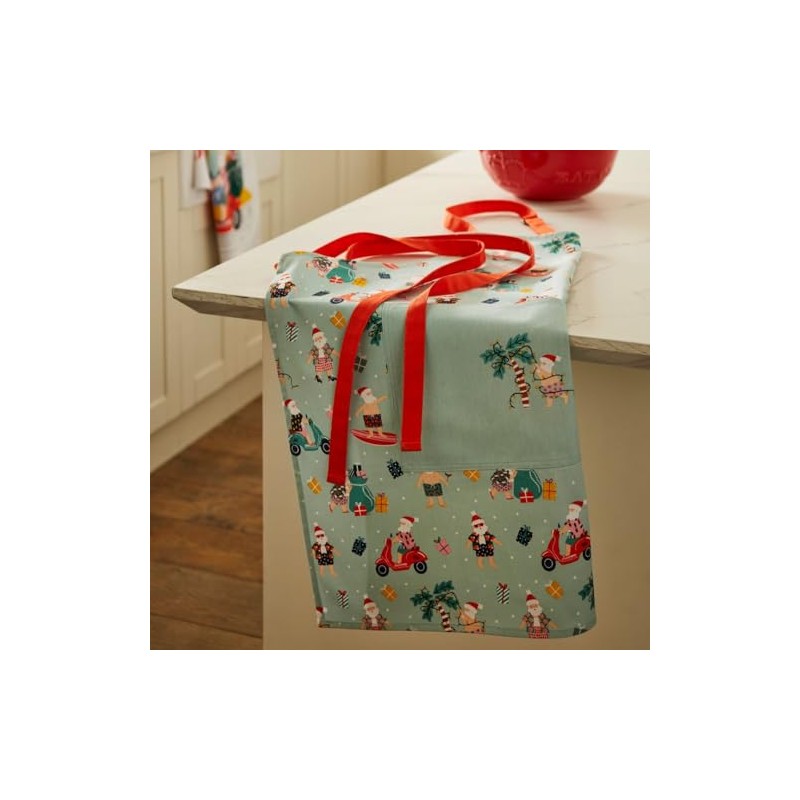 Ulster Weavers - Blue Christmas Chef Apron (70 x 80cm)