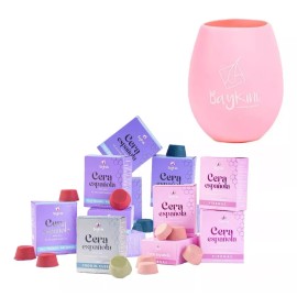 Baykini Cera Española Baykini En Pastillas 1kg Mixtas +pot De Silicó