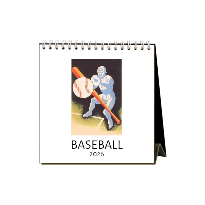 Baseball 2026 Desk Calendar