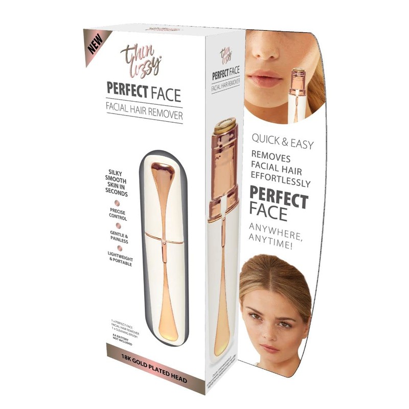 Thin Lizzy Perfect Face Facial Hair Remover, Removes Hair Instantly
