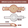 Silicone Sourdough Bread Sling Mat - 2Set Round Dough Baking