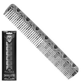 Pegasus Skulleto 202 Styling Comb Silver