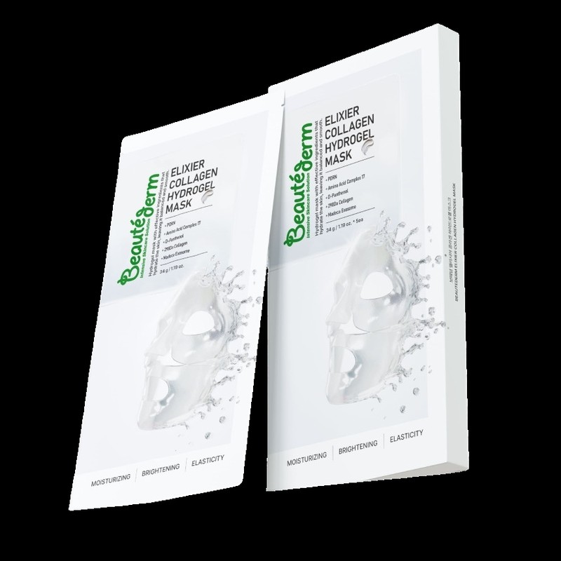 Bottederm Elysier Collagen Hydrogel Mask Pack 5 sheets + 2