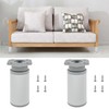 DDHOMIN 4 PCS Adjustable Cabinet Legs,ABS Plastic Furniture Feet for