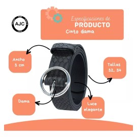 AJC Toys Cinto Para Dama Delgado Económico Calidad Premium