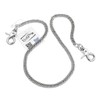 Lightweight Super Thin Cut Link Wallet Chain Swivel Trigger snap