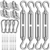 M6 Awning Attachment Set, Heavy Duty Sun Shade Sail Stainless