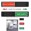 Leitungg Vacant Occupied Privacy Sign, Vacant Occupied Door Sign For