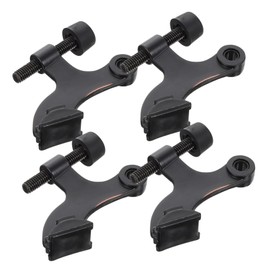 FUNOMOCYA 4pcs Door Stoppers Hinge Pin Door Stopper with Cushioned Bumper Stop Door Holder Home Office School Kindergarten Supermarket Use Zinc Alloy Door Top Hinge
