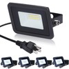 MIWAT 5Pack 10W Daylight LED Flood Light Outdoor, LED Work