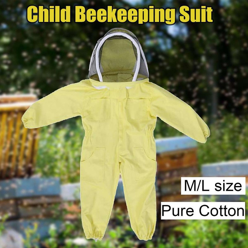 Child Beekeeping Suit Breathable Clothing Anti Bee Jumpsuit Protective Clothing