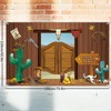Western Party Supplies, Large Fabric Saloon Western Scene Setters for