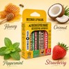 Beeswax Lip Balm 4 Pack | Honey, Peppermint, Coconut &