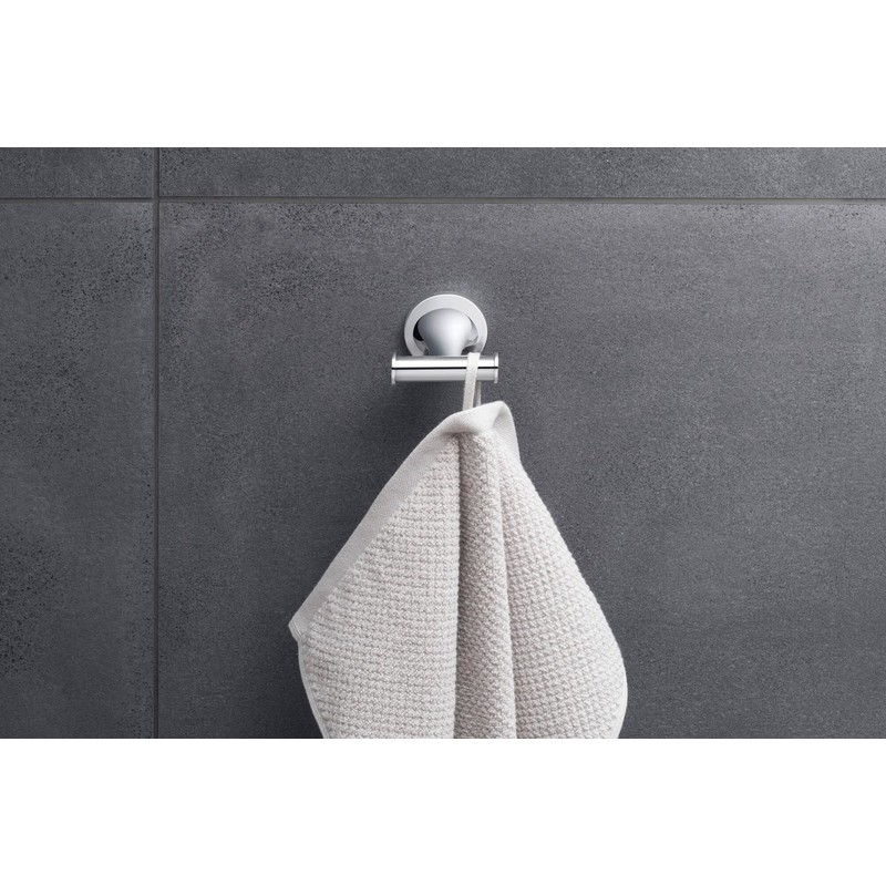 Duravit Starck T Double Wall Mounted Towel Hook Chrome