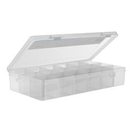 Steren Caja organizadora con 18 divisiones para componentes electrónicos, de plástico HER-222