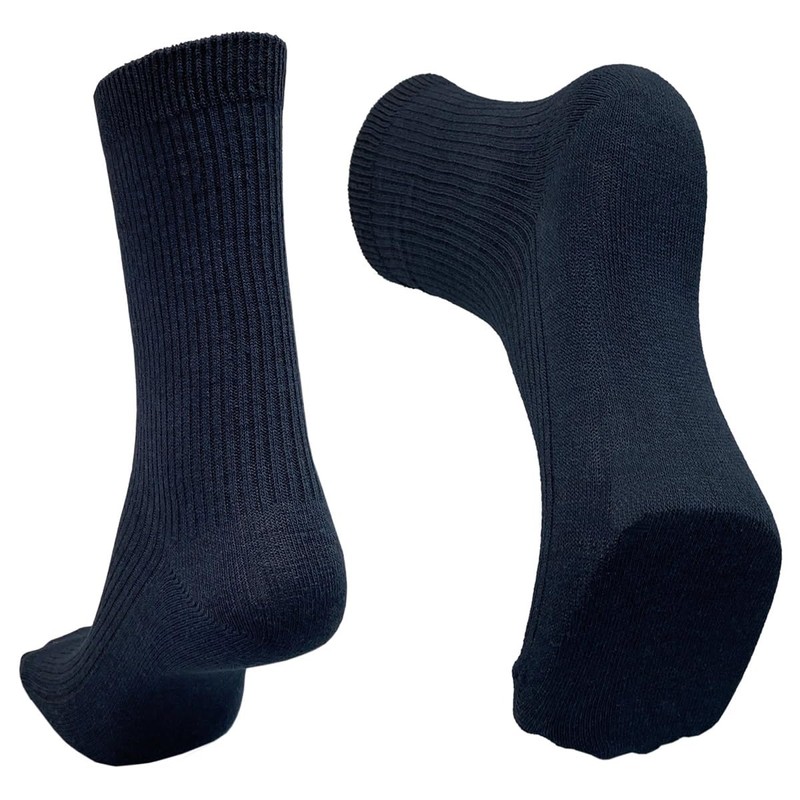 PUICK Navy Socks, Set of 6 Pairs, 9.1 - 9.8