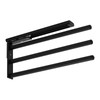 SOTECH TED Aluminium Towel Rail 3-Arm Black Matt (325-487 mm,