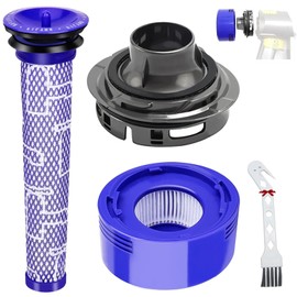 KiimSin KiimSin Motor Heckabdeckung + Filter + Vorfilter Set Ersatz f1r Dyson V7 V8 Staubsauger Staubsauger Zubeh?r, f1r Dyson Motorabdeckung HEPA filter-Staubsaugerfilter-Set