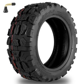 GLDYTIMES 11 Inch Off Road Scooter Tire, 90/65-6.5 Tubeless Tire Heavy Duty Vacuum Snow Tyre Fit for Dualtron Ultra/Dualtron Thunder/Zero 11x/Speedual Plus/Kaabo Wolf Warrior Electric Scooter