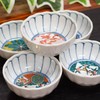 Kutani Ware Small Bowl, Stylish Tableware, Set of 5, Vintage