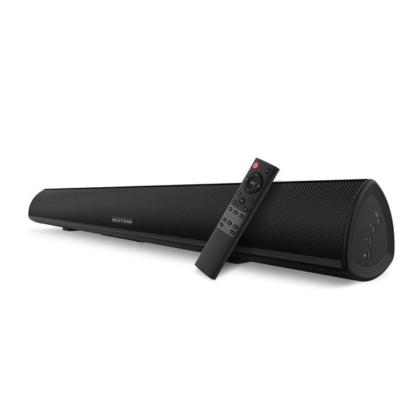 Sound bar, BESTISAN Soundbar Wired and Wireless Bluetooth 5.0 HDMI-ARC