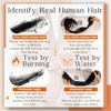 Full Shine Hair Extensions for Women Real Human Hair Color