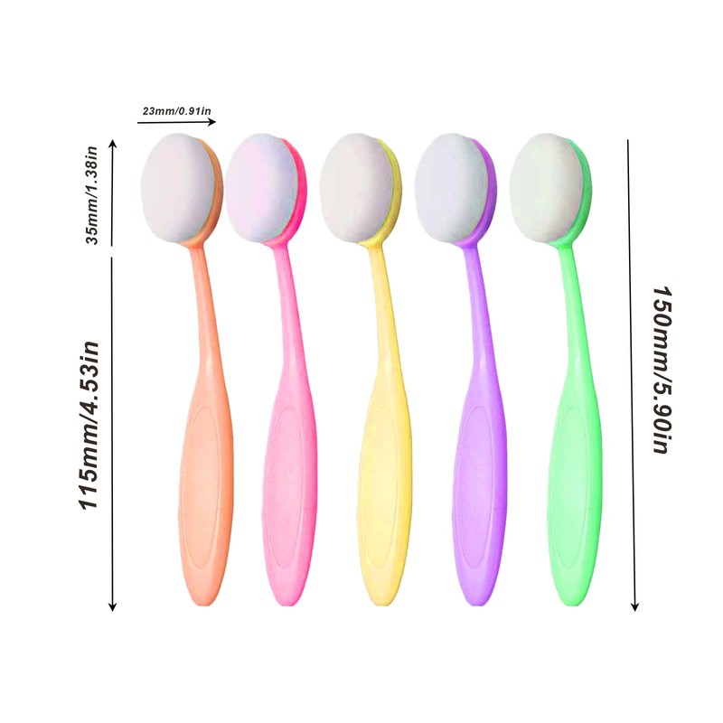 Colourful Paint Mixing Brush Set, Colourful Craft Ink Brushes, Ink