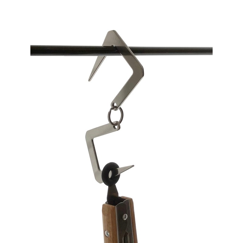 Seekdem SD-LH002SV-6P Lantern S-Shaped Hooks, Set of 6, Silver, All
