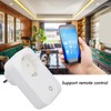 WiFi Smart Socket ABS Smart Plug with Timer and Voltameter