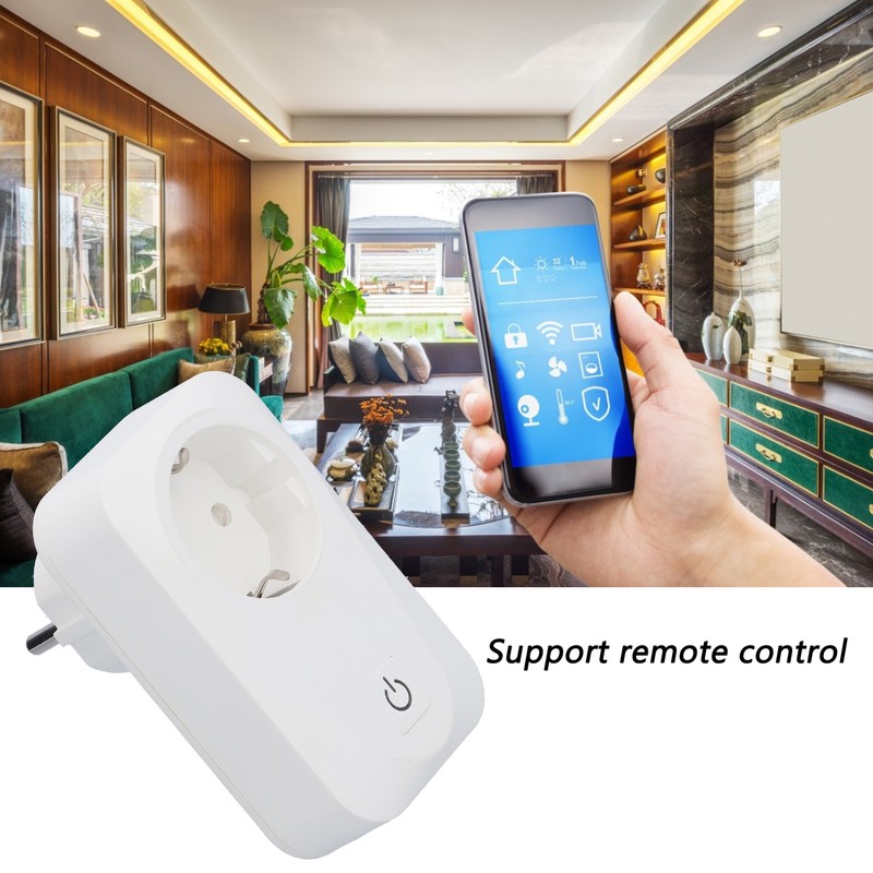WiFi Smart Socket ABS Smart Plug with Timer and Voltameter