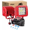 Nilight LED Light Pods 2PCS 42W 3Inch Triple Row Spot