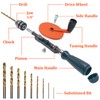 CheeMuii Powerful Speedy Hand Drill 3/8 Inch Manual Drill with