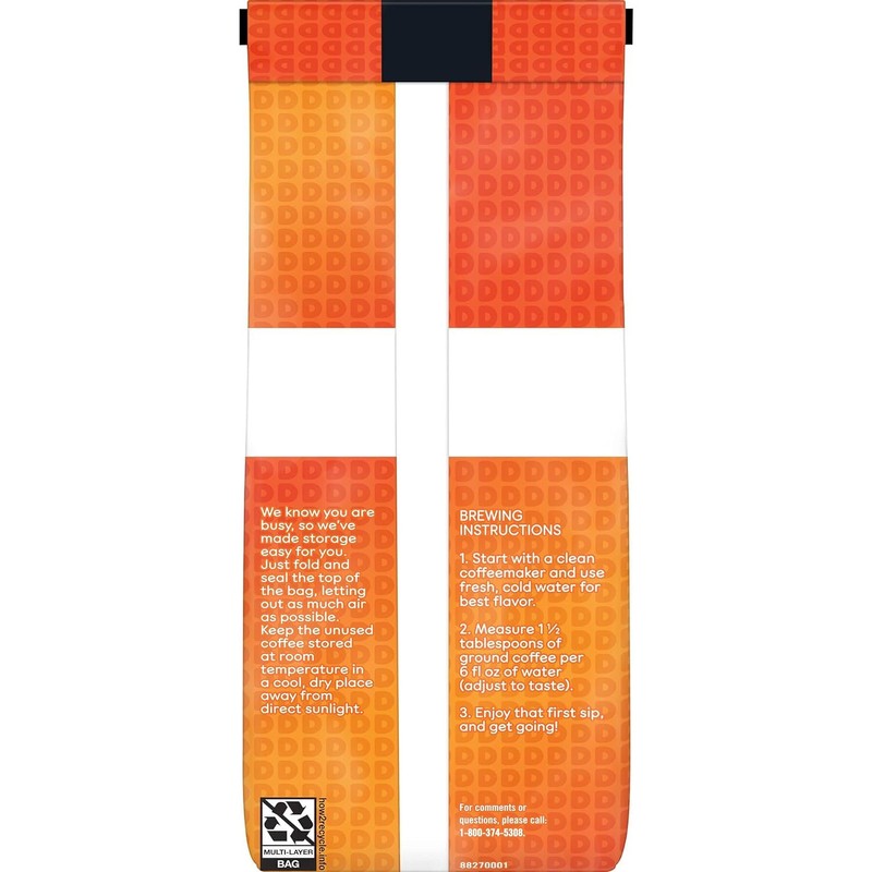 Dunkin' Donuts Dunkin' Dark Roast Ground Coffee (Pack of 2)