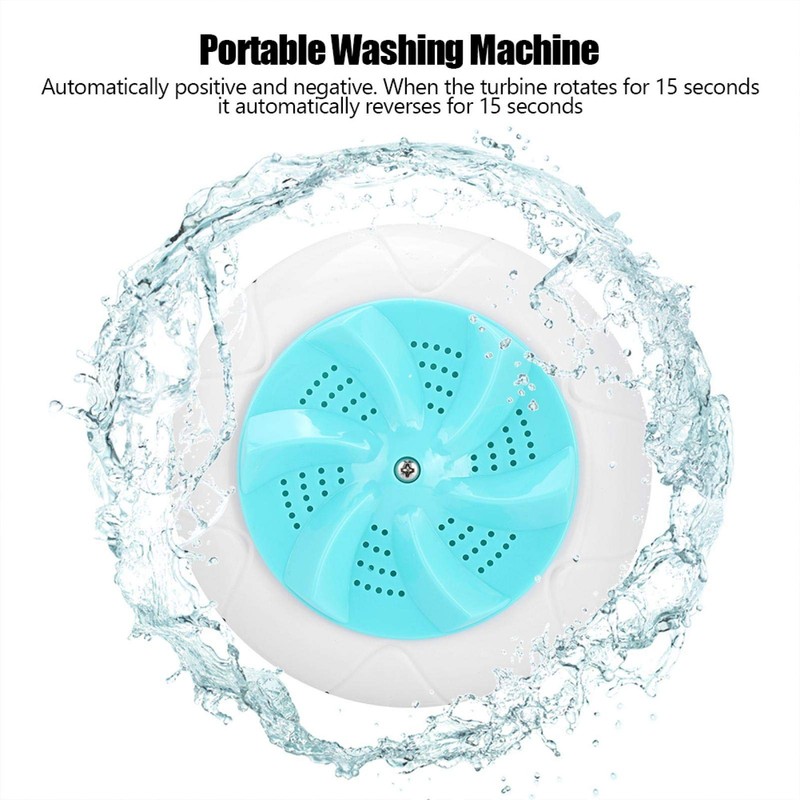 Okuyonic Easy to Carry Ultrasonic Turbo Washing Machine Automatic Mini