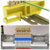sourcing map DIN Rail 6" x 1.4" x 0.3" Slotted