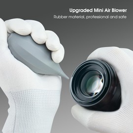 VSGO 4-in-1 Camera Cleaning Kit with Lens Cleaning Air Blower Lens Brush Pen Microfiber Cleaning Cloths Compatible for Canon, Nikon, Sony DSLR Cameras