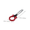 SOLUSTRE Trailer Hitch Front Bumper Towing Rings Automobile Tow Hook