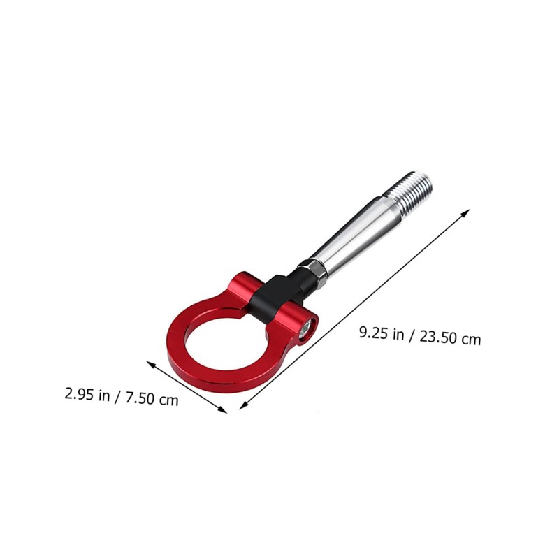 SOLUSTRE Trailer Hitch Front Bumper Towing Rings Automobile Tow Hook